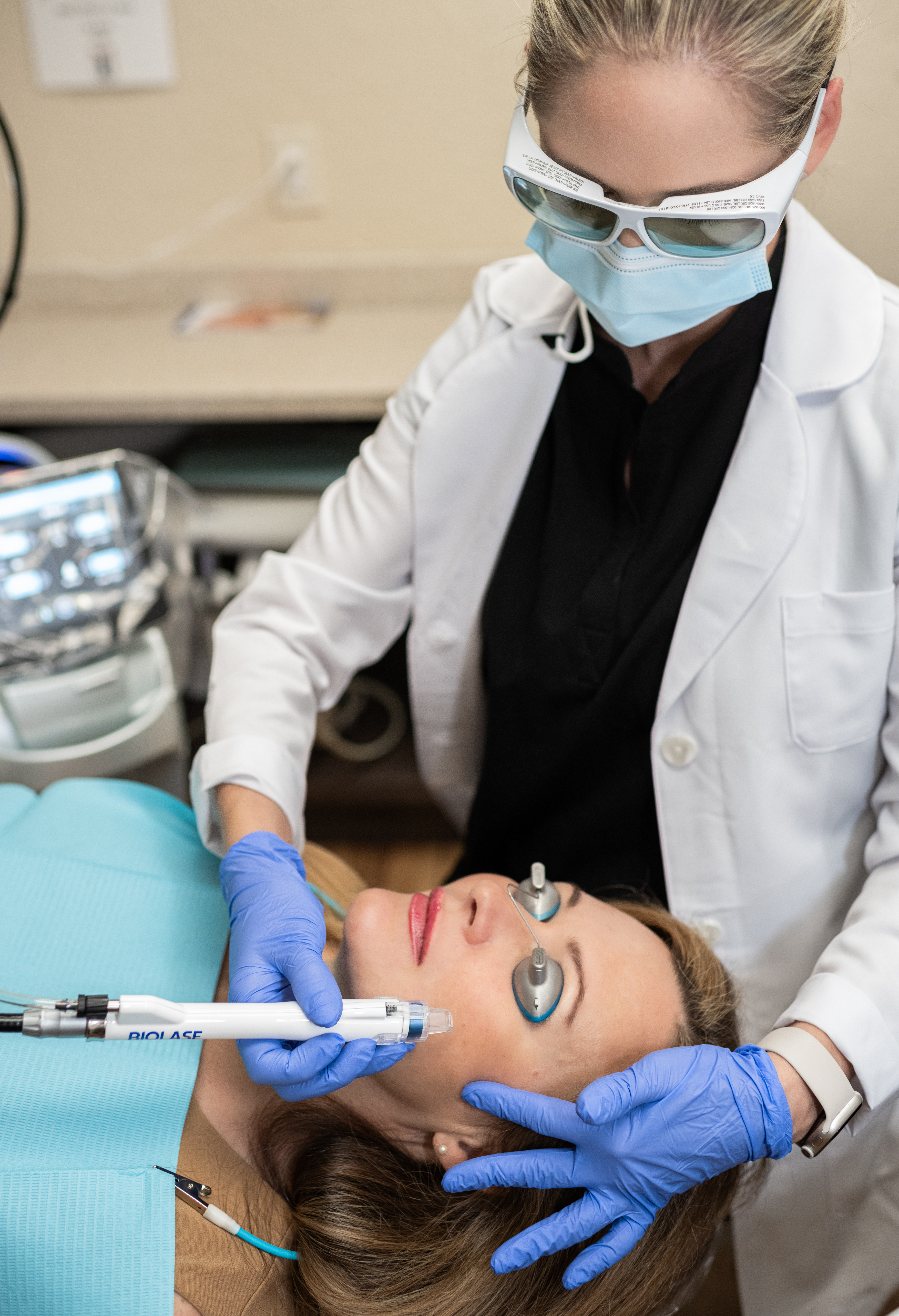 Laser skin treatment